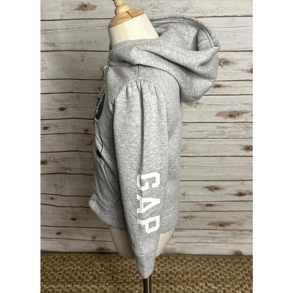baby GAP x Disney Minnie Mouse grey zip full zip sweatshirt/hoodie Size 5 Years - Picture 5 of 7